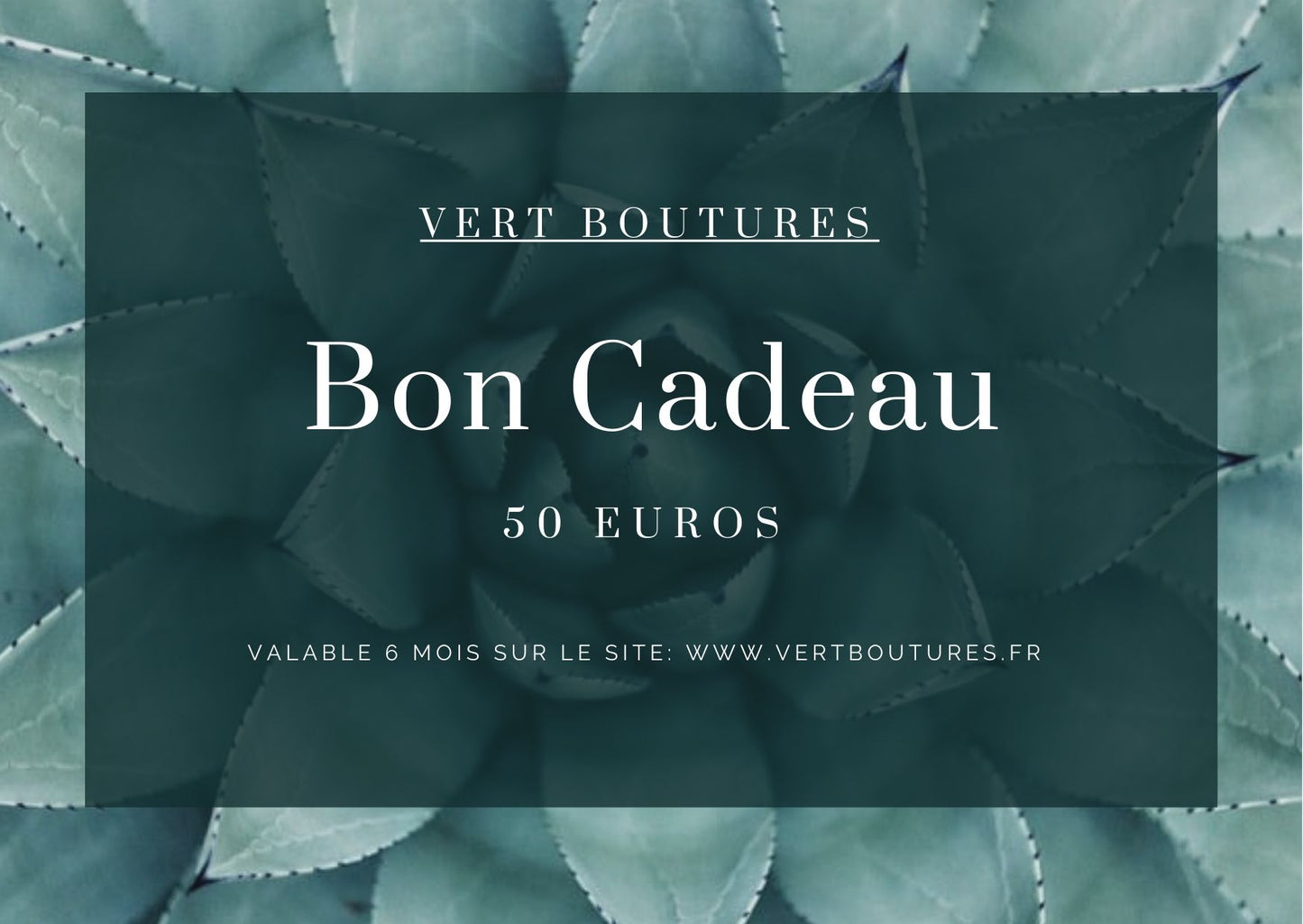 Carte cadeau végétale